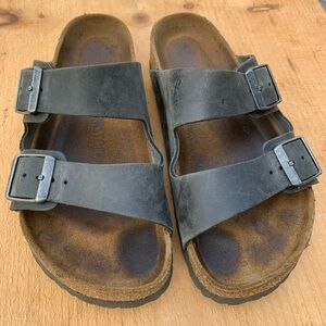 Birkenstock oiled leather sandals size 7